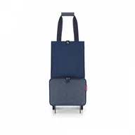 Torby podróżne - Wózek foldabletrolley, herringbone, dark blue kod: RHK4113 - miniaturka - grafika 1