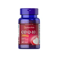 Witaminy i minerały dla sportowców - Puritan's Pride Coenzyme Q-10 200mg - 60softgels. - miniaturka - grafika 1