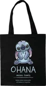 Torebki damskie - Disney TOTE BAG STITCH", REFERENCJA : BWDLILOBB003, CZARNY, 38 X 40 CM - miniaturka - grafika 1