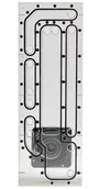 Chłodzenie wodne - Stealkey Customs SK-Crossflow Distroplate D5/DDC - Acryl - miniaturka - grafika 1