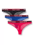 Majtki damskie - Tommy Jeans Stringi damskie, Gys Rose/Des Sky/Ultra Niebieski, XL - miniaturka - grafika 1