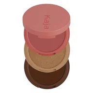 Bronzery i konturowanie twarzy - Kaja Play Bento Róż, rozświetlacz i bronzer do twarzy, 02 Cloud Latte - miniaturka - grafika 1