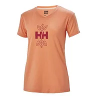 Koszulki i topy damskie - Koszulka sportowa damska Helly Hansen Skog Graphic - miniaturka - grafika 1