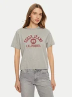 Koszulki i topy damskie - Guess Jeans T-Shirt W5RI43 K8HM0 Szary Regular Fit - miniaturka - grafika 1