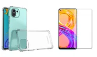 Szkła hartowane na telefon - Etui bezbarwne A-Shock + Szkło Płaskie do Xiaomi Mi 11 Lite - miniaturka - grafika 1