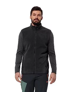 Jack Wolfskin Męska kamizelka leśna, czarna, XXL - Garnitury - miniaturka - grafika 1