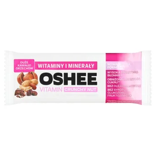 Oshee Baton zbożowy z orzeszkami arachidowymi orzechami laskowymi i rodzynkami 40 g - Przekąski dla dzieci - miniaturka - grafika 1