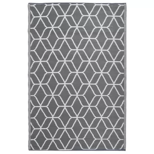 Esschert Design Dywan zewnętrzny, 180x121 cm, szaro-biały, OC25 Esschert Design - Dywany zewnętrzne - miniaturka - grafika 1