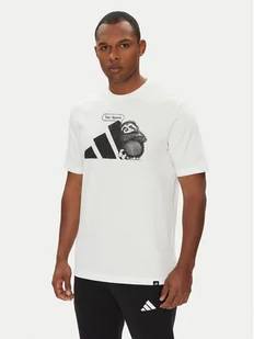 adidas T-Shirt Yay Sports Graphic JL9256 Biały Regular Fit - Koszulki męskie - miniaturka - grafika 1