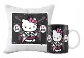 Gadżety dla niej i dla niego - ZESTAW PODUSZKA + KUBEK Prezent HELLO KITTY KOTEK + IMIĘ 11 - miniaturka - grafika 1