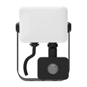 Oświetlenie warsztatowe - Naświetlacz LED Sanico Milky PIR, 4000K, 20 W, IP65, czujnik ruchu i zmierzchu - miniaturka - grafika 1