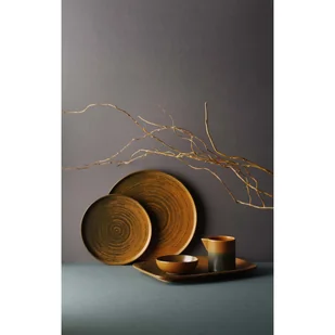 Porland TALERZ PŁYTKI LYKKE BROWN 25 cm PORCELANA BRĄZ - Talerze Porland TALERZ PŁYTKI LYKKE BROWN 25 cm PORCELANA BRĄZ - Talerze - miniaturka - grafika 6