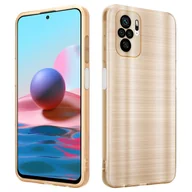 Etui i futerały do telefonów - Cadorabo pokrowiec ochronny na Xiaomi RedMi NOTE 10 4G / RedMi NOTE 10S w kolorze złotym etui na telefon silikonowe etui TPU - miniaturka - grafika 1