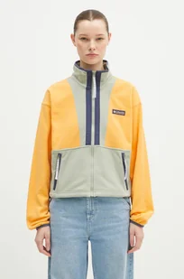Columbia bluza polarowa Backbowl II FZ Fleece kolor zielony wzorzysta 2092163 - Bluzy damskie - miniaturka - grafika 1