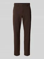 Spodnie męskie - Chinosy o kroju slim fit z dodatkiem wiskozy model ‘175’ - miniaturka - grafika 1