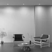 Oprawy, klosze i abażury - Maytoni oprawa wpuszczana Dot biała okrągła 11,8 x 9 cm aluminium GU10 - miniaturka - grafika 1