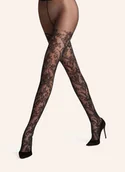 Rajstopy - Falke Rajstopy Sensual Boulevard schwarz - miniaturka - grafika 1