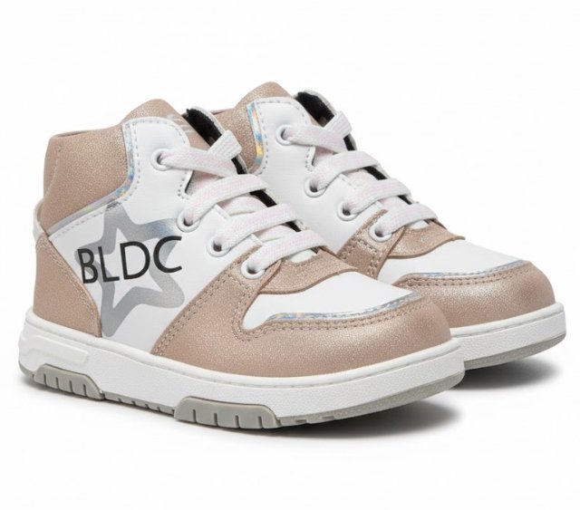 BALDUCCI SPORTOWE BUTY DZIECIĘCE BEŻOWO BIAŁE Z GWIAZDĄ 23 3_A