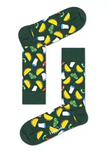 Happy Socks Taco, kolorowe i zabawne, Skarpety dla kobiet i mężczyzn, Zielony (36-40) - Skarpetki męskie - miniaturka - grafika 1