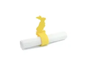 Dekoracja stołu - Serwetnik ze wzorem świątecznym - Zajączek Wielkanocny - 21 cm - 1 szt. - miniaturka - grafika 1