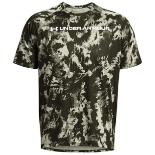 Koszulka męska Under Armour Tech ABC Camo SS Rozmiar: L / Kolor: zielony - Koszulki sportowe męskie - miniaturka - grafika 1