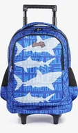 Plecaki szkolne i tornistry - Seastig dziecięcy plecak na kółkach z motywem rekina niebieski pojemność A4 - miniaturka - grafika 1
