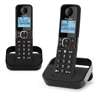Telefony stacjonarne - Telefon ALCATEL F860 Duo Czarny - miniaturka - grafika 1