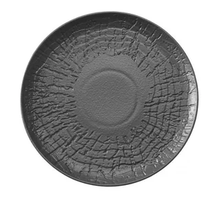 Fine Dine TALERZ PŁYTKI CRUST 23 cm PORCELANA EARTH COLOURS CZARNY - Talerze - miniaturka - grafika 1