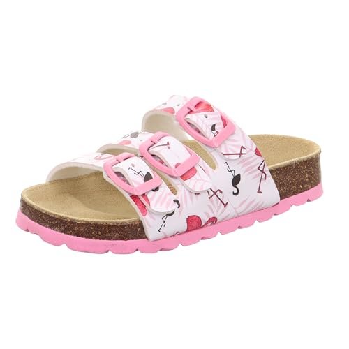 Superfit Dziewczęce kapcie, Biały, różowy 1090, 39 EU