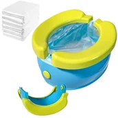 Nocniki - SKŁADANY NOCNIK PODRÓŻNY BANAN NIEBIESKI [DG-NC1-NB] - miniaturka - grafika 1