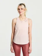 Koszulki sportowe damskie - Saucony Top sportowy "Pinnacle" w kolorze jasnoróżowym - miniaturka - grafika 1