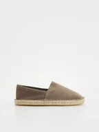 Espadryle damskie - Reserved - Zamszowe espadryle - brązowy - miniaturka - grafika 1