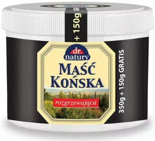 SEWMED MEDIC Maść końska rozgrzewająca 350 g + 150 g Dr Natury - Żele i maści lecznicze - miniaturka - grafika 1