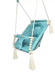 Huśtawka leżaczek - velvet szałwia - Leżaczki i huśtawki - miniaturka - grafika 1