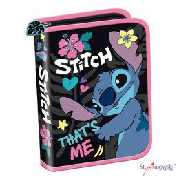 Piórnik dwuklapkowy bez wyposażenia. Stitch That's Me