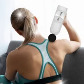 Masażery - Pistolet do masażu masażer idealny do pleców ciała Relax GUN 8 końcówek - miniaturka - grafika 1