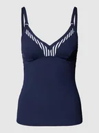 Koszulki i topy damskie - Top tankini z efektem prążkowania model ‘BONDI’ - miniaturka - grafika 1