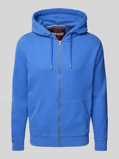 Bluza rozpinana z wyhaftowanym logo - Koszulki męskie - miniaturka - grafika 1