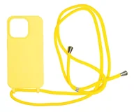 Etui i futerały do telefonów - Mobile Origin Lanyard Case do iPhone 14 Pro yellow - miniaturka - grafika 1