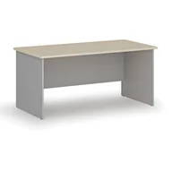 Biurka - Biurko proste PRIMO GRAY, 1600 x 800 mm, szary/brzoza - miniaturka - grafika 1