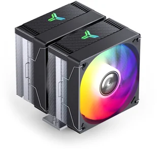 Jonsbo CR-3000E CPU-Khler, Dual-Tower, ARGB, 260W TDP - schwarz, 120mm CR-3000E COLOR BLACK - Chłodzenie procesora - miniaturka - grafika 1