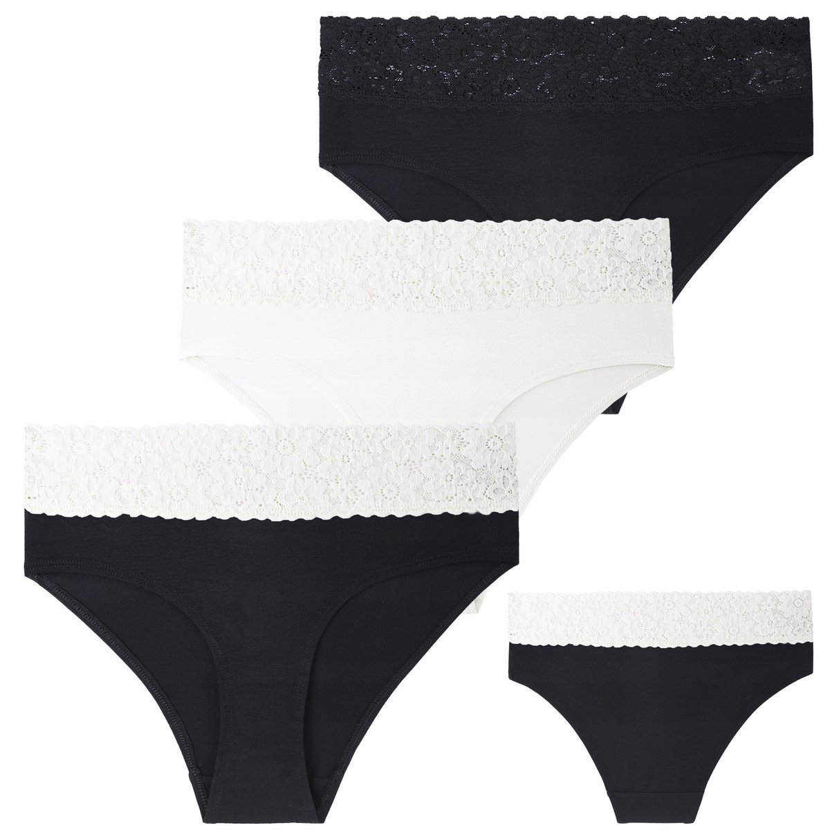 MAJTKI DAMSKIE FIGI Modelujące Wiskoza Wysoki Stan Maxi 3 pak r. 3XL