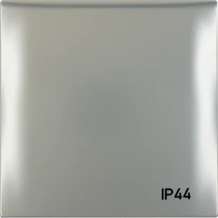 Berker Integro  Flow Berker Ramka potrójna z pokrywą z nadrukiem "IP44", chrom, mat, lakierowany - Klawisze i ramki - miniaturka - grafika 1