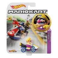 Samochody i pojazdy dla dzieci - Hot Wheels, pojazd podstawowy Mario Kart Wario - miniaturka - grafika 1