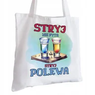 Torby i wózki na zakupy - Torba Bawełniana biała dla Stryja Na Prezent ekologiczna Trwały Nadruk - miniaturka - grafika 1