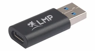 LMP 18985 zmieniacz płci / kabli USB-C USB-A Czarny - Adaptery i przejściówki - miniaturka - grafika 1