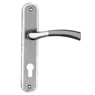 Schaffner Klamka do drzwi wewnętrznych Jula 90 Nikiel Chrom - Klamki - miniaturka - grafika 1