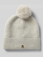 Czapki damskie - Czapka beanie z dodatkiem wełny i wełny z alpaki - miniaturka - grafika 1