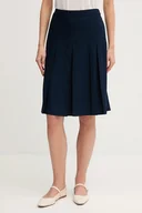 Spódnice - Tommy Hilfiger spódnica kolor granatowy mini rozkloszowana WW0WW46796 - miniaturka - grafika 1