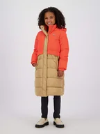 Płaszcze damskie - Vingino Płaszcz pikowany w kolorze jasnobrązowo-pomarańczowym - miniaturka - grafika 1